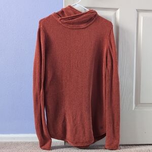Royal Robbins Terracotta Cowl Neck Sweater